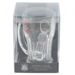 Caneca Vidro Corinthians Com Abridor Garrafas 450ml