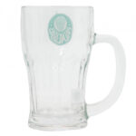 Caneca De Vidro Com Abridor De Garrafas Palmeiras 450ml