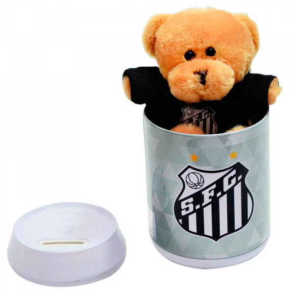Chaveiro De Bichinho Santos Dentro Da Lata De Metal