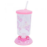 Copo Articulado Com Canudo Gata Marie 250ml