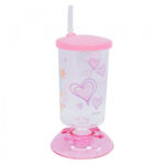 Copo Articulado Com Canudo Gata Marie 250ml