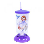 Copo Articulado Com Canudo Princesinha Sofia 250ml