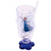 Copo Azul Com Canudo Elsa Frozen 200ml