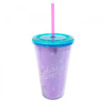 Copo Canudo Sereia Ariel 450ml