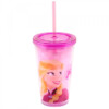 Copo Com Canudo Anna 450ml Frozen