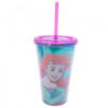 Copo Com Canudo Princesa Ariel 450ml