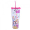 Copo Com Canudo Princesas Disney 360ml