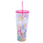 Copo Com Canudo Princesas Disney 360ml