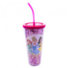 Copo Com Cubos De Gelo Princesas Rosas 600ml