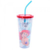 Copo Com Cubos De Gelo Sereia Ariel 600ml