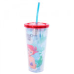 Copo Com Cubos De Gelo Sereia Ariel 600ml