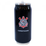 Copo De Inox Com Canudo Corinthians 350ml