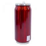 Copo De Inox São Paulo Com Canudo 350ml