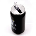 Copo De Inox Santos Com Canudo 350ml