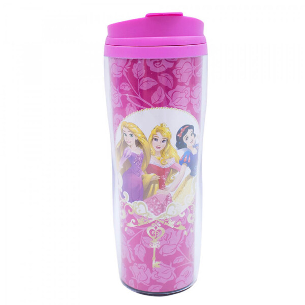 Copo Rosa Térmico Princesas 450ml