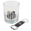 Copo Santos De Vidro Abridor Garrafas 250ml