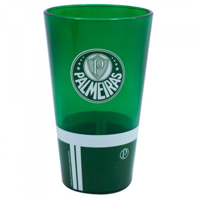 Copo De Vidro Grosso Palmeiras 475ml