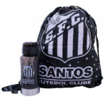 Garrafa 500ml Santos Com Mochila Tipo Saco