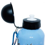 Garrafa Azul De Alumínio Anna Elsa E Olaf Frozen Tsum Tsum 500ml