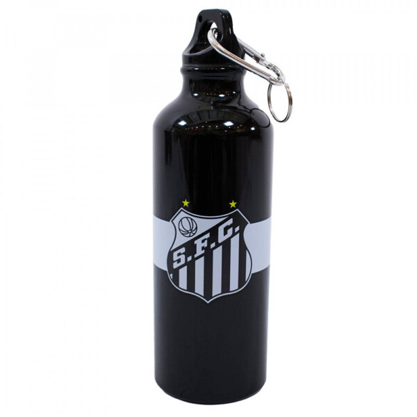 Garrafa De Alumínio Santos Com Mosquetão 500ml
