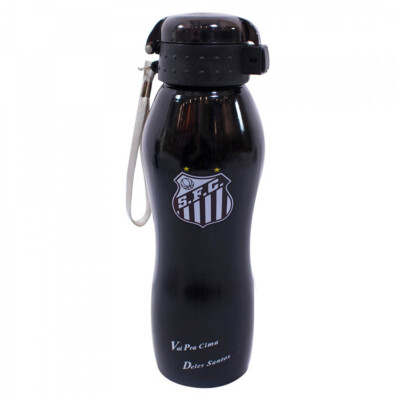 Garrafa De Inox Logo Santos 650ml