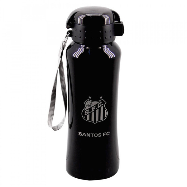 Garrafa De Inox Santos Com Tampa De Plástico 650ml