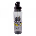 Garrafa De Plástico Santos Com Canudo Retrátil 700ml