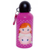 Garrafa Rosa De Alumínio Anna Elsa E Olaf Frozen Tsum Tsum 500ml