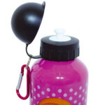 Garrafa Rosa De Alumínio Anna Elsa E Olaf Frozen Tsum Tsum 500ml