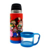 Garrafa Super Mario Com Tampa De Xícara 350ml