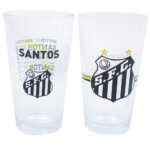 Conjunto Santos De 2 Copos De Vidro 475ml