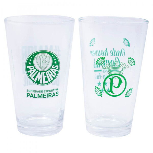 Conjunto De 2 Copos De Vidro Palmeiras 475ml