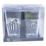 Conjunto Santos De 2 Copos De Vidro 475ml