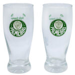 Conjunto De 2 Taça Tulipa De Vidro Palmeiras 350ml