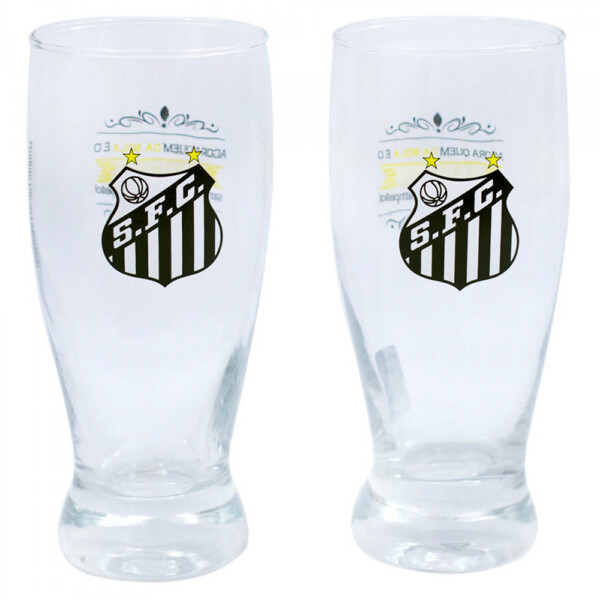 Conjunto Santos 2 Copos De Cerveja 350ml