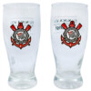 Conjunto 2 Copos Vidro Corinthians 350ml