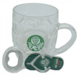 Conjunto Palmeiras Caneca De Vidro E Abridor 280ml