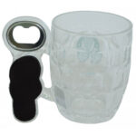 Conjunto Palmeiras Caneca De Vidro E Abridor 280ml