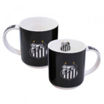 Conjunto Santos Com 2 Canecas De Porcelana 270ml