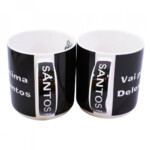 Conjunto Santos Com 2 Canecas De Porcelana 270ml