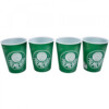 Conjunto Palmeiras Com 4 Copos 3d 400ml