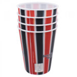 Conjunto São Paulo Com 4 Copos 3d 400ml