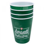 Conjunto Palmeiras Com 4 Copos 3d 400ml