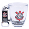 Conjunto Caneca De Vidro Com Abridor De Garrafas Corinthians 370ml