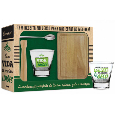 Kit Caipirinha Se A Vida Te Enviar Limões