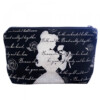 Necessaire Preta Sombra Dourada A Bela E A Fera