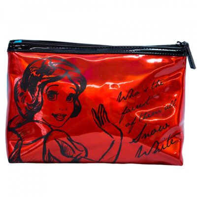Necessaire Princesa Branca De Neve Dupla Cor 25x16cm