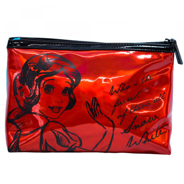 Necessaire Princesa Branca De Neve Dupla Cor 25x16cm