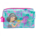 Necessaire Verde Princesa Jasmine Aladdin 22x13cm