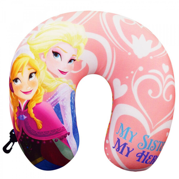 Almofada De Pescoço Anna E Elsa Isopor Frozen